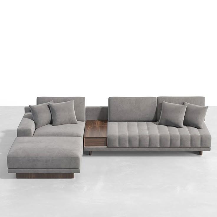 Slate Grey Split Sectional